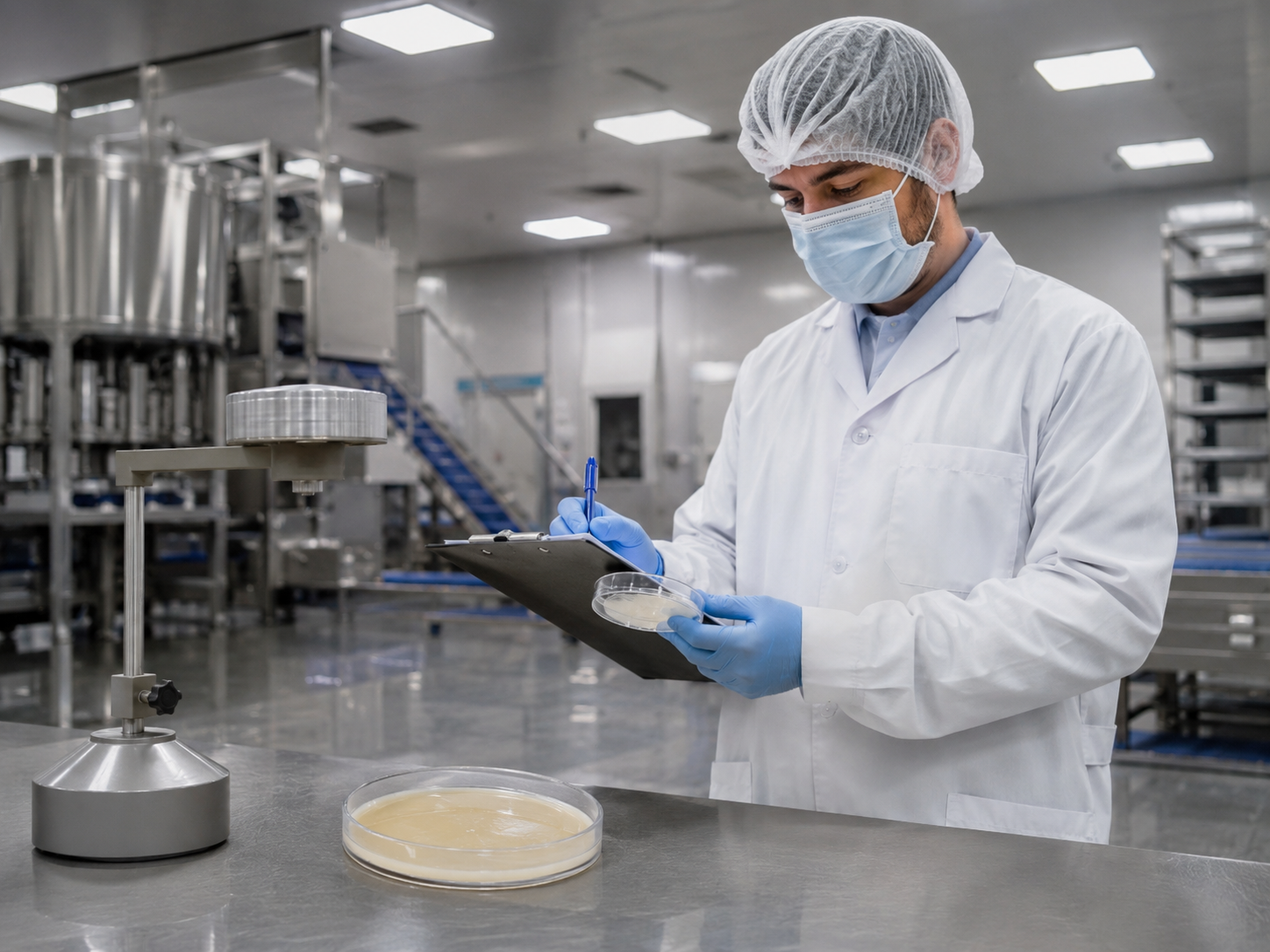 Monitoreo ambiental en planta de alimentos