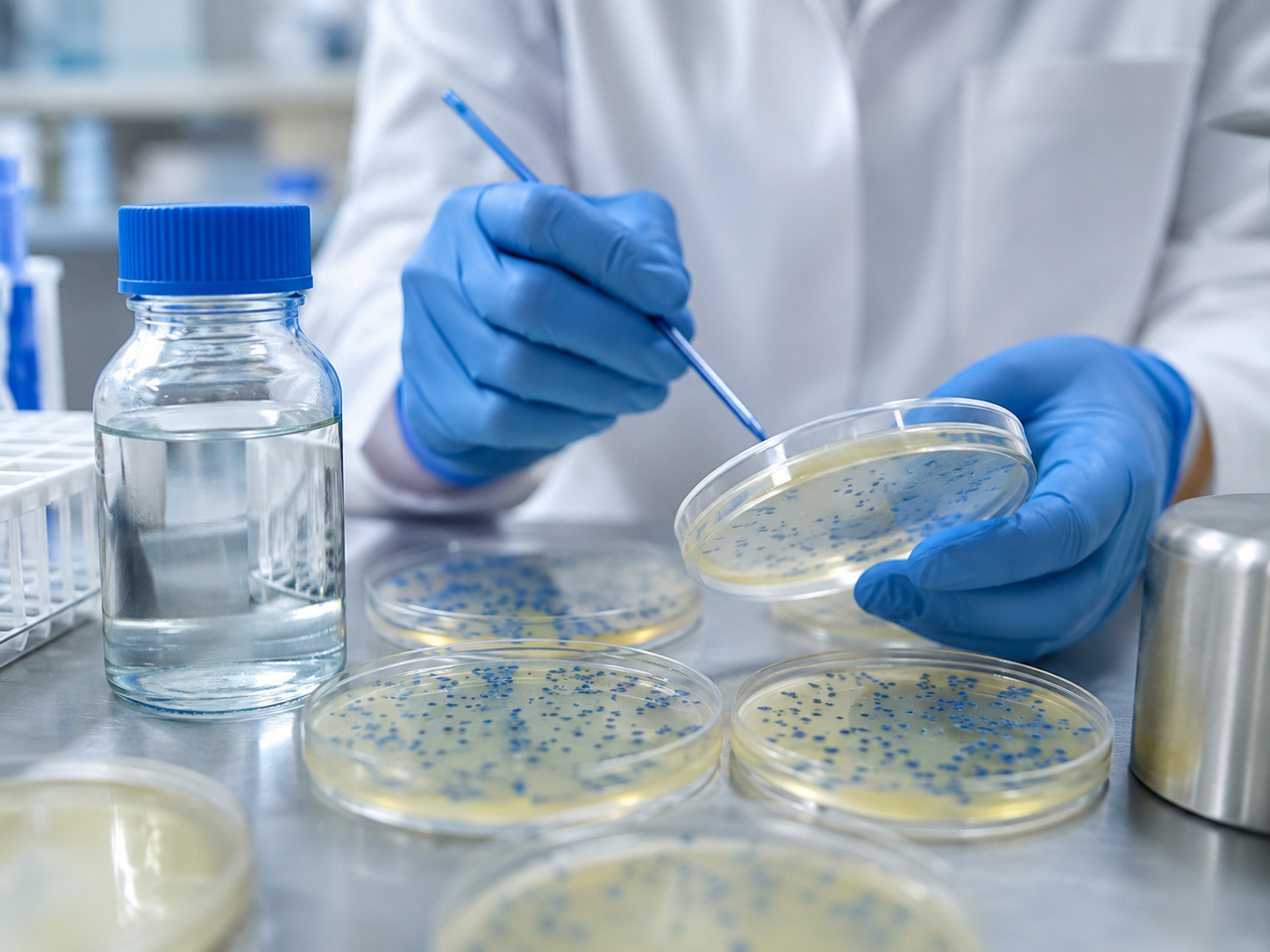 Análisis microbiológico de agua para coliformes y Escherichia coli