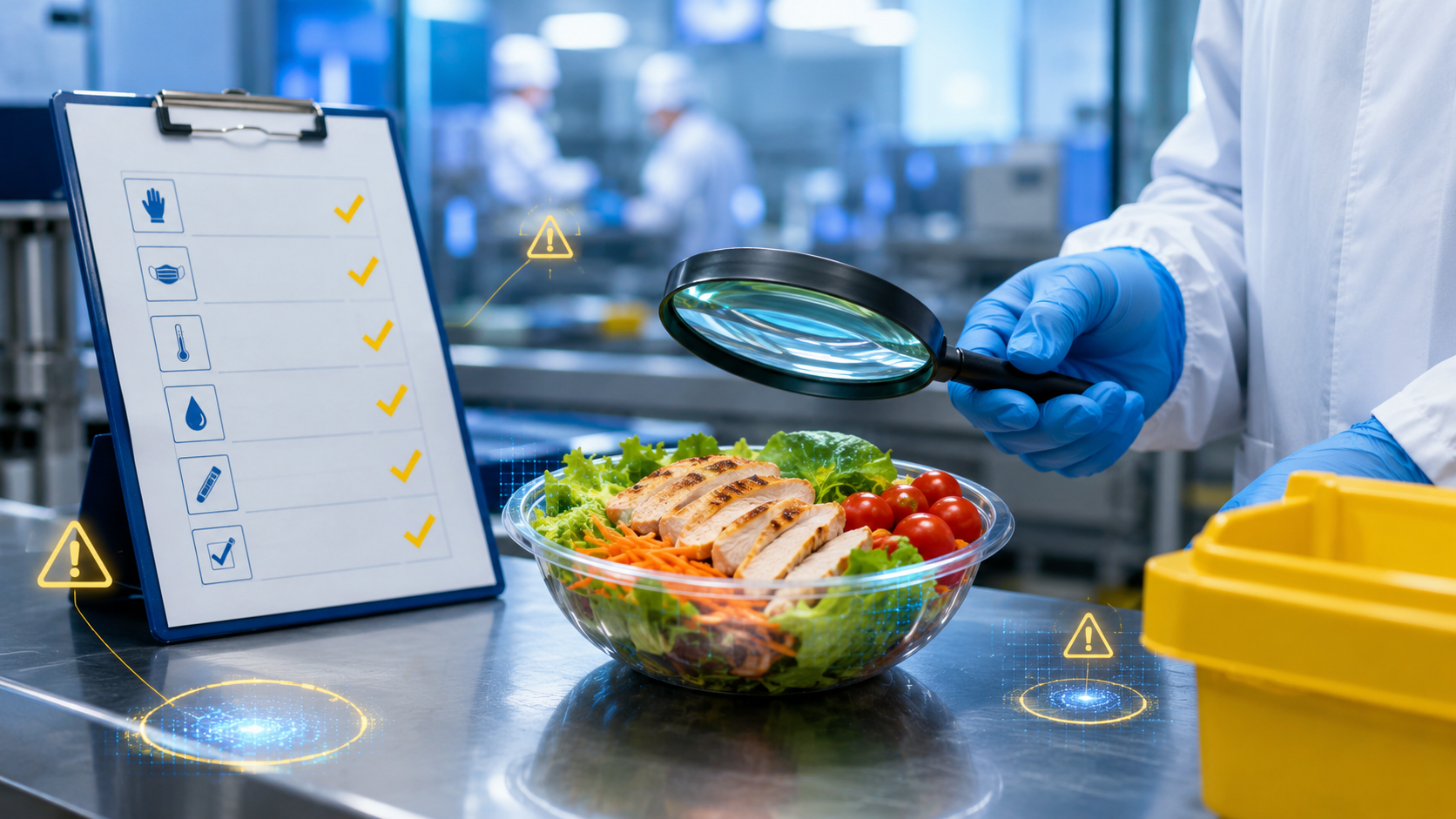 Control de riesgos de inocuidad alimentaria mediante análisis microbiológicos
